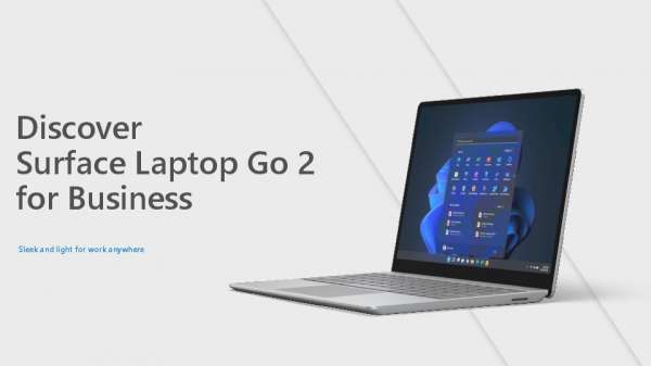 Discover Surface Laptop Go 2 for Business thumb