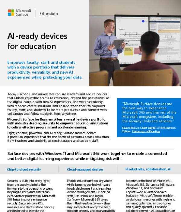 Editable Surface in Education Flyer thumb