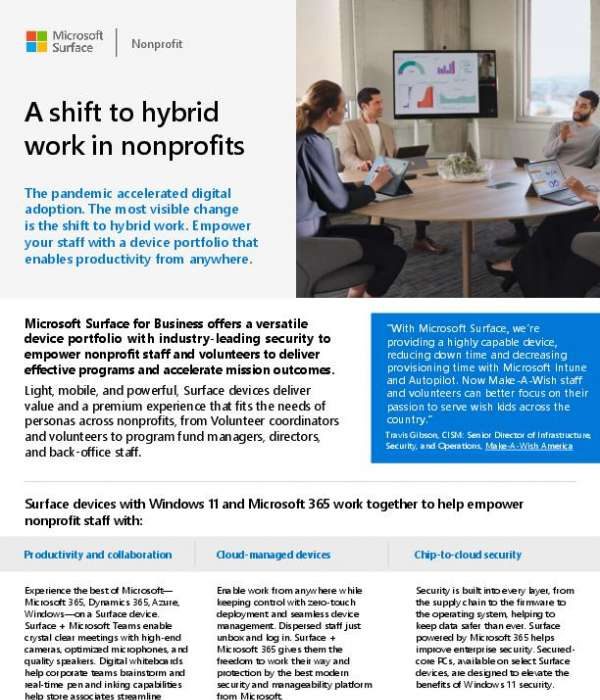 Editable Surface in Nonprofit Flyer thumb 1