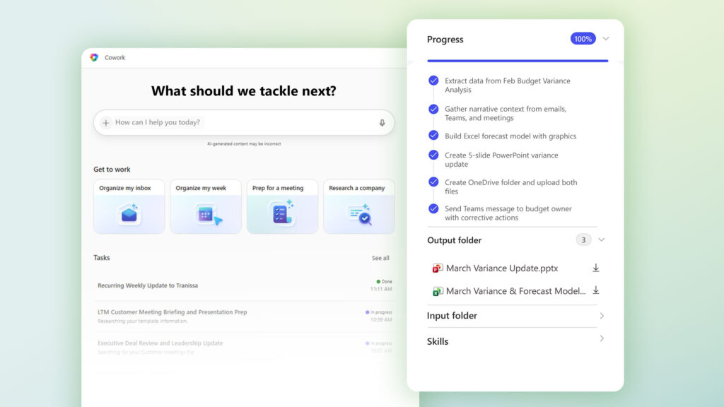 Copilot Cowork: Now available in Frontier | Microsoft 365 Blog 2 M365 Blog 03302026 Copilot Hero Art