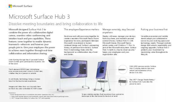 Microsoft Surface Hub 3 EC v03172025 thumb