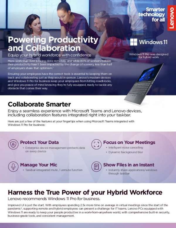 Powering Productivity and Collaboration thumb