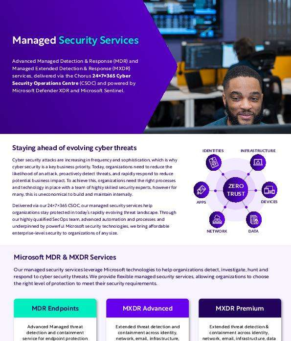 SB Microsoft MDR and MXDR Service FactSheet Chorus thumb 1