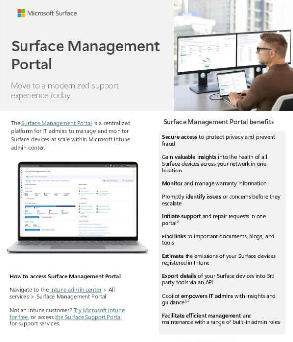 SFB Surface Management Portal Flyer EU 092025 thumb