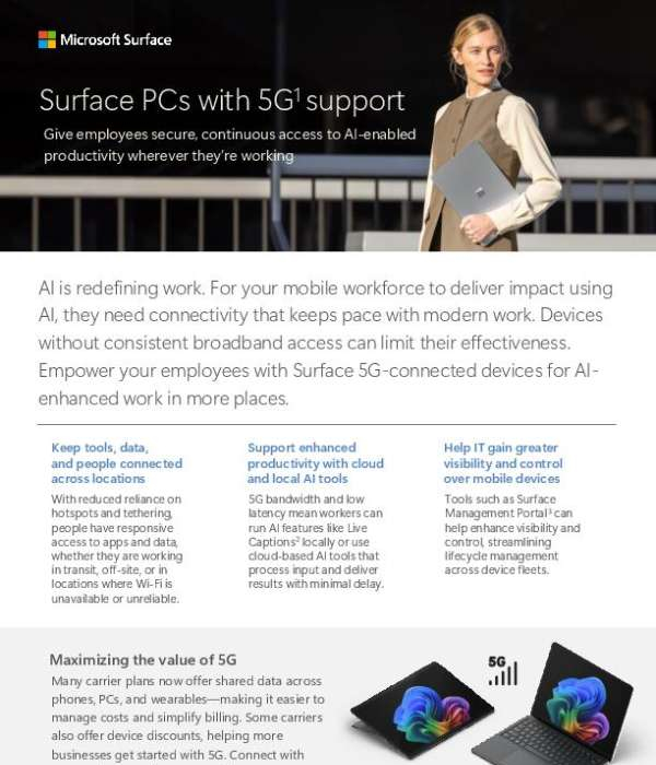 Surface 5G Narrative Flyer thumb