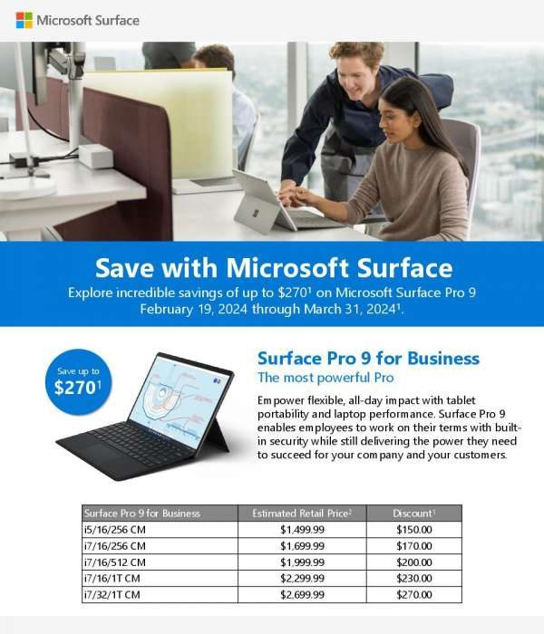 Surface Pro 9 Announcement Flyer thumb