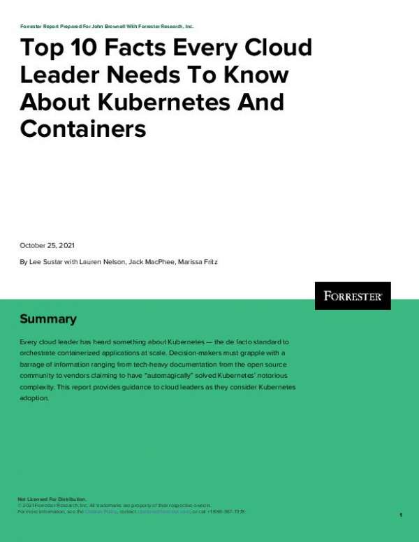 Top 10 Facts Every Cloud Leader Needs To Know About Kubernetes Containers thumb