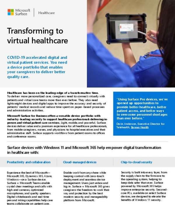 Transforming to virtual healthcare thumb