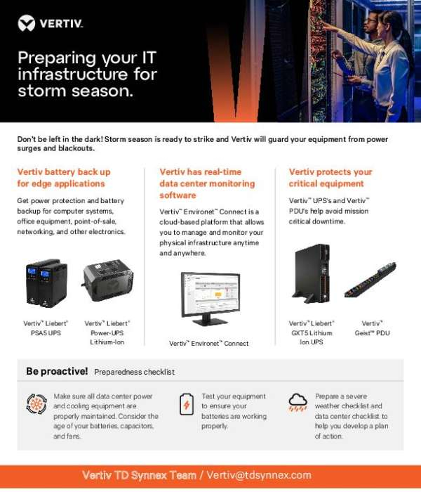Vertiv Storm Season