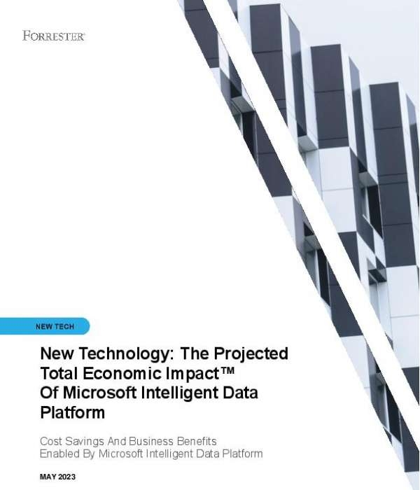 ar Forrester TEI MS Intel Data Platform thumb 1