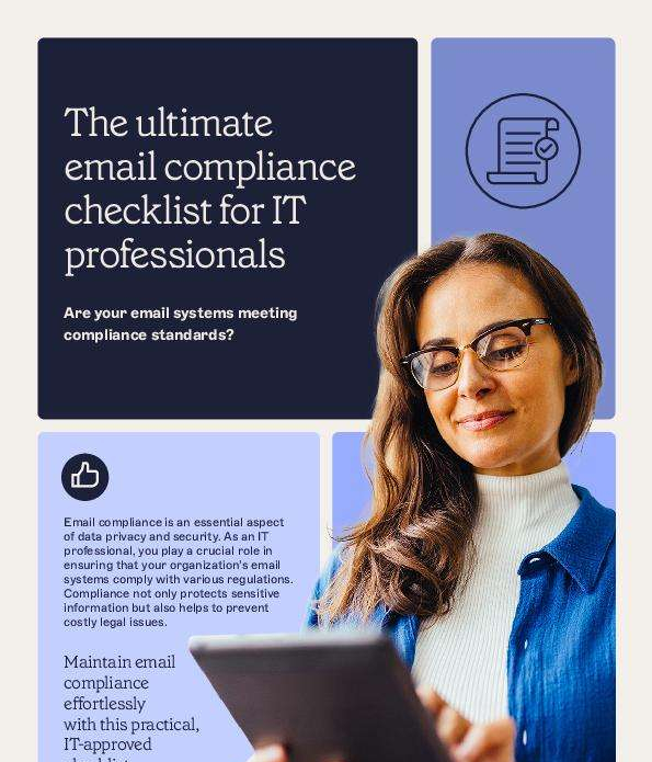Email compliance checklist for IT 2